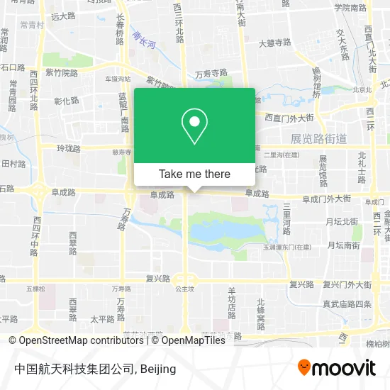 中国航天科技集团公司 map