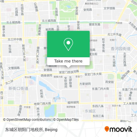 东城区朝阳门地税所 map