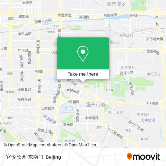 官悦欣园-东南门 map