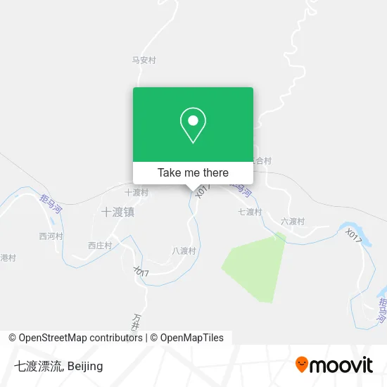 七渡漂流 map