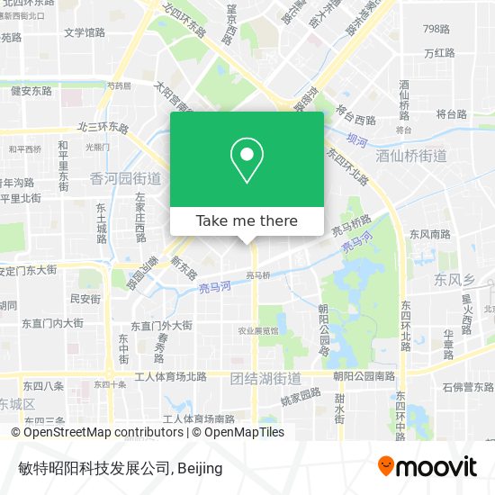 敏特昭阳科技发展公司 map