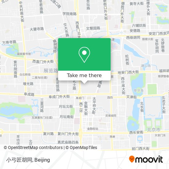小弓匠胡同 map