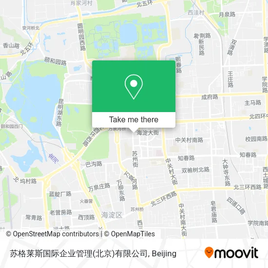 苏格莱斯国际企业管理(北京)有限公司 map