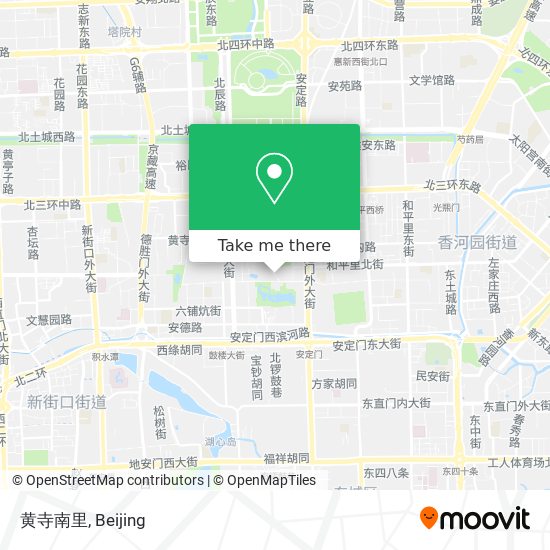 黄寺南里 map