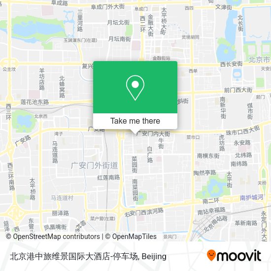 北京港中旅维景国际大酒店-停车场 map