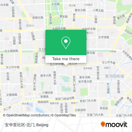 安华里社区-北门 map