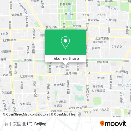 裕中东里-北1门 map