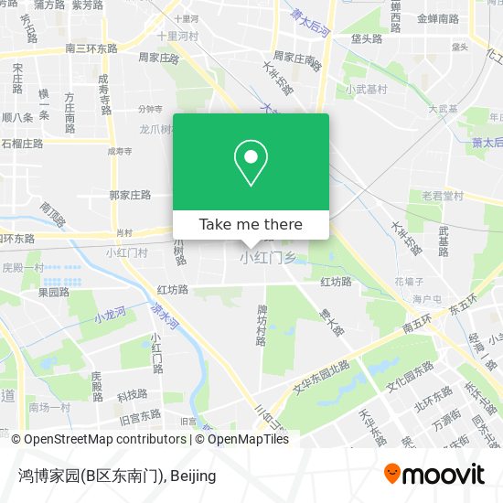 鸿博家园(B区东南门) map