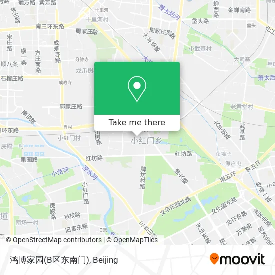 鸿博家园(B区东南门) map
