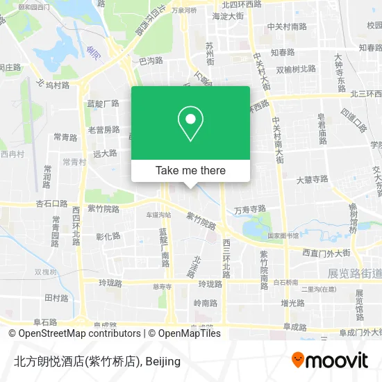 北方朗悦酒店(紫竹桥店) map