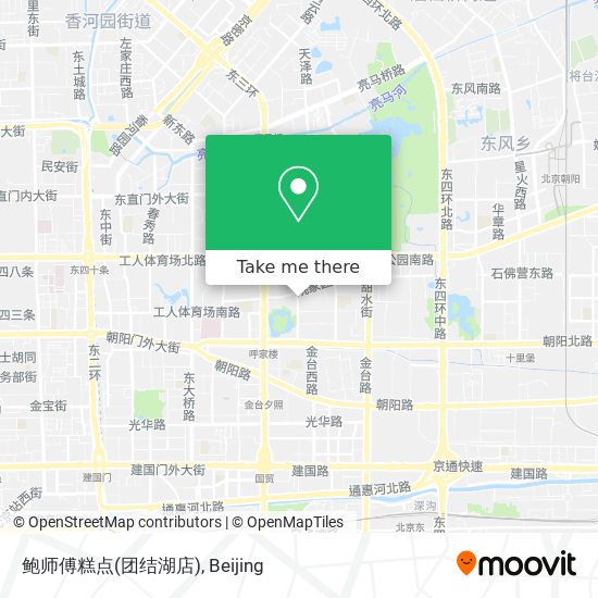 鲍师傅糕点(团结湖店) map