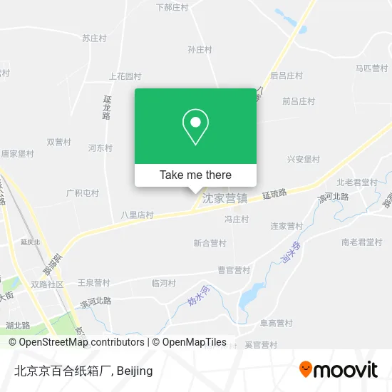 北京京百合纸箱厂 map