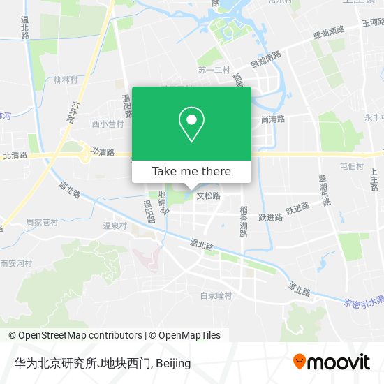华为北京研究所J地块西门 map