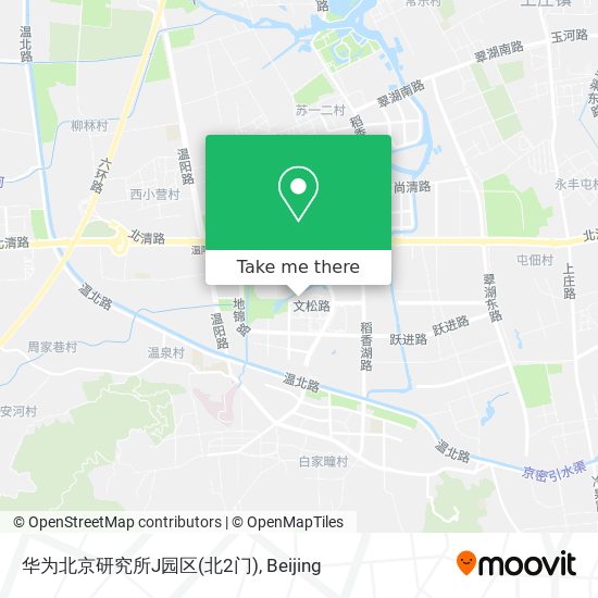 华为北京研究所J园区(北2门) map