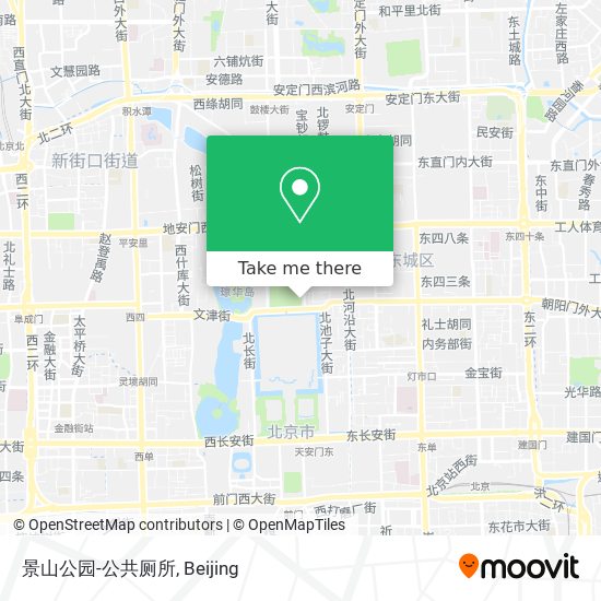 景山公园-公共厕所 map