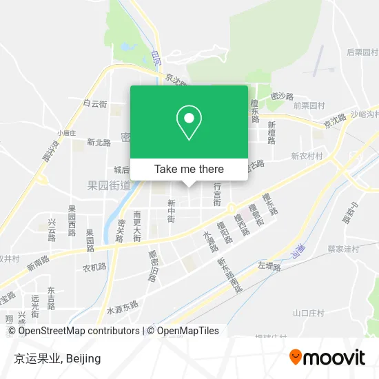 京运果业 map