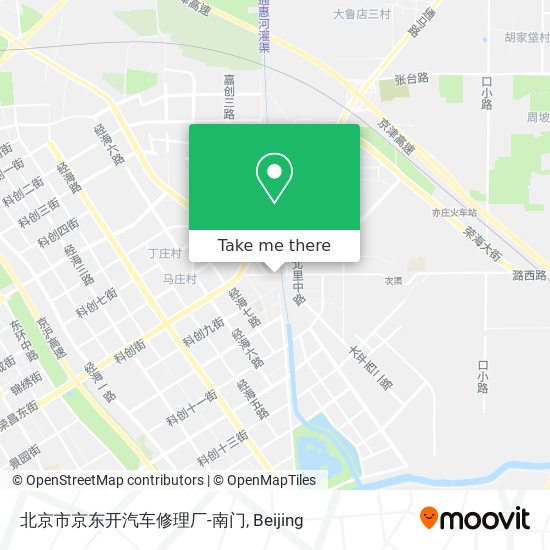 北京市京东开汽车修理厂-南门 map