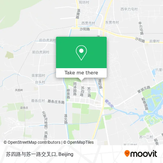 苏四路与苏一路交叉口 map