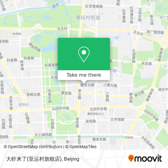 大虾来了(亚运村旗舰店) map