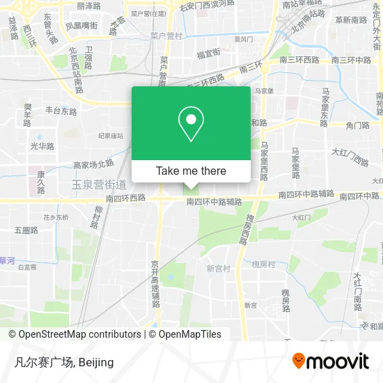 凡尔赛广场 map