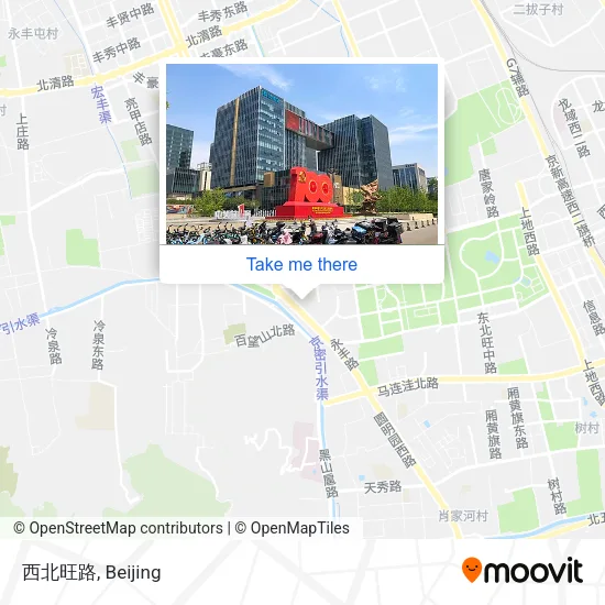 西北旺路 map