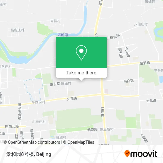 景和园8号楼 map