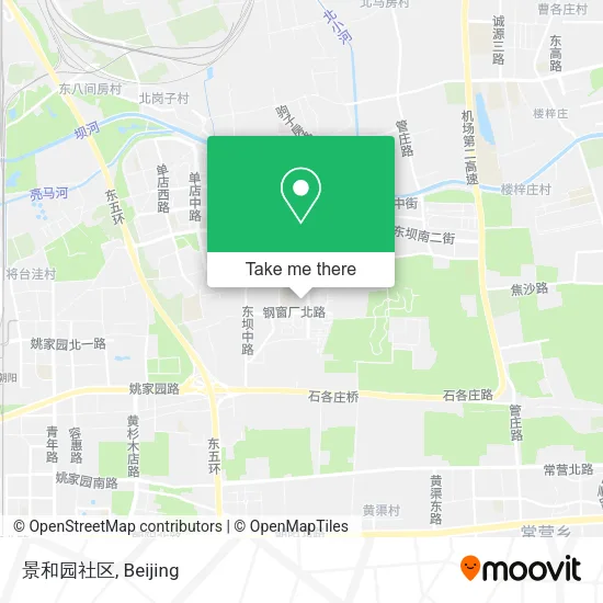 景和园社区 map