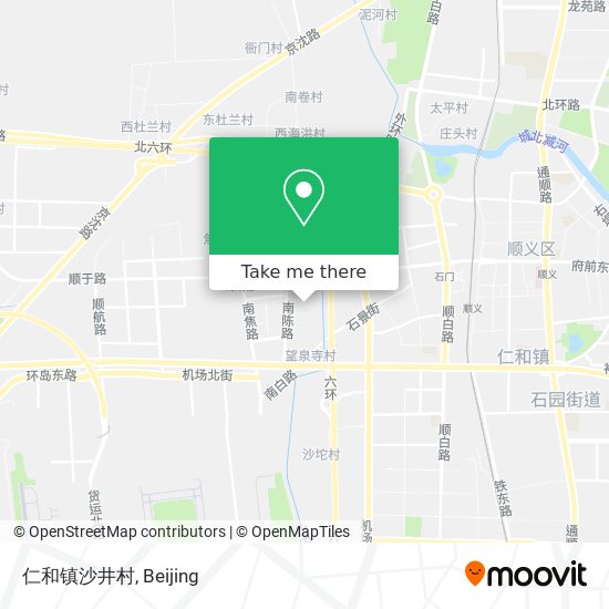 仁和镇沙井村 map