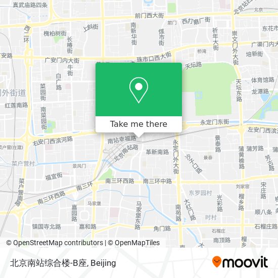 北京南站综合楼-B座 map