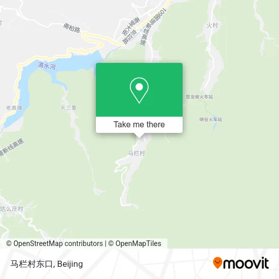 马栏村东口 map