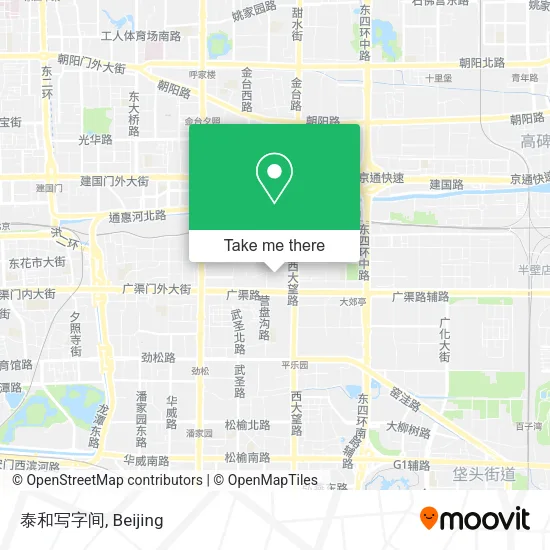泰和写字间 map