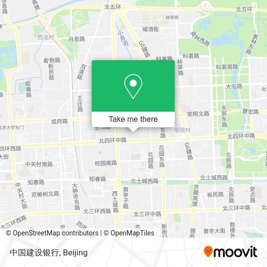 中国建设银行 map
