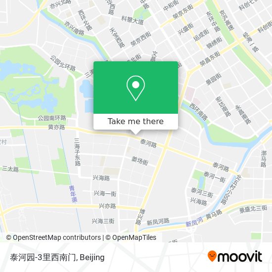 泰河园-3里西南门 map