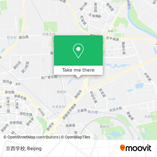 京西学校 map