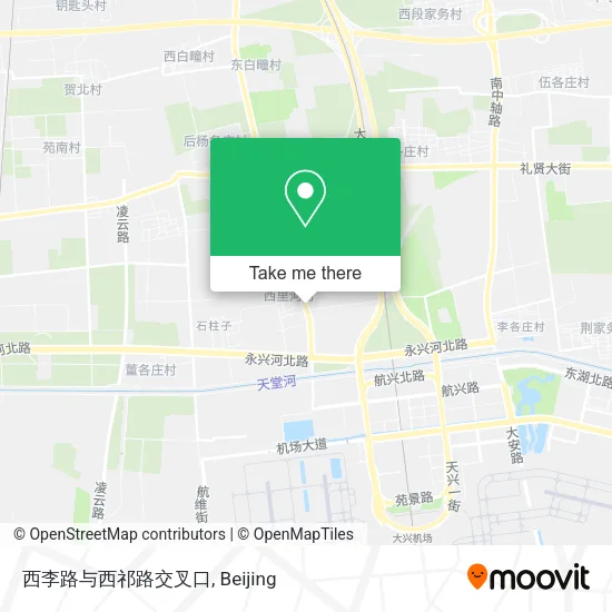 西李路与西祁路交叉口 map