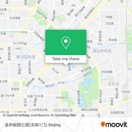 嘉和丽园公寓(东南1门) map