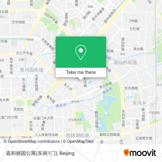 嘉和丽园公寓(东南1门) map