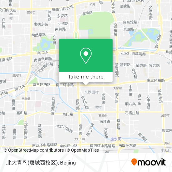 北大青鸟(唐城西校区) map