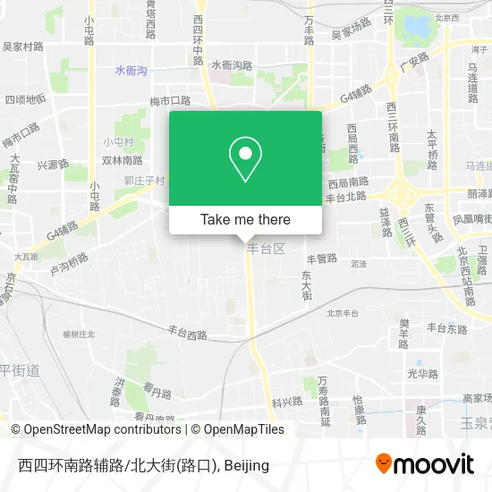 西四环南路辅路/北大街(路口) map