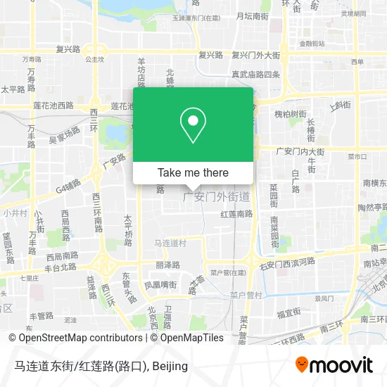 马连道东街/红莲路(路口) map