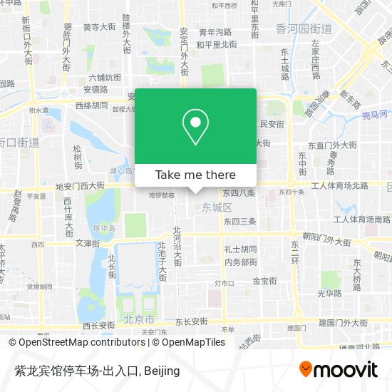 紫龙宾馆停车场-出入口 map