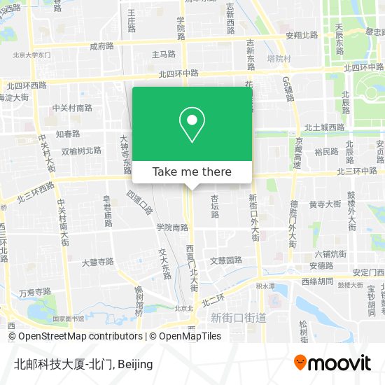 北邮科技大厦-北门 map