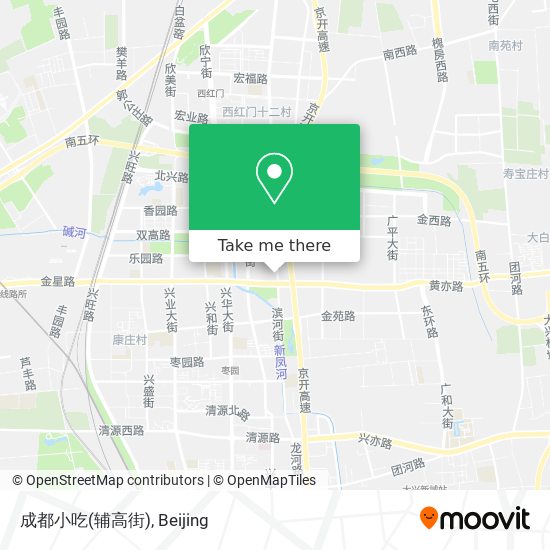 成都小吃(辅高街) map