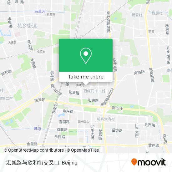 宏旭路与欣和街交叉口 map