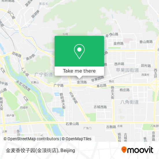 金麦香饺子园(金顶街店) map