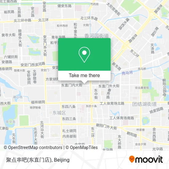 聚点串吧(东直门店) map