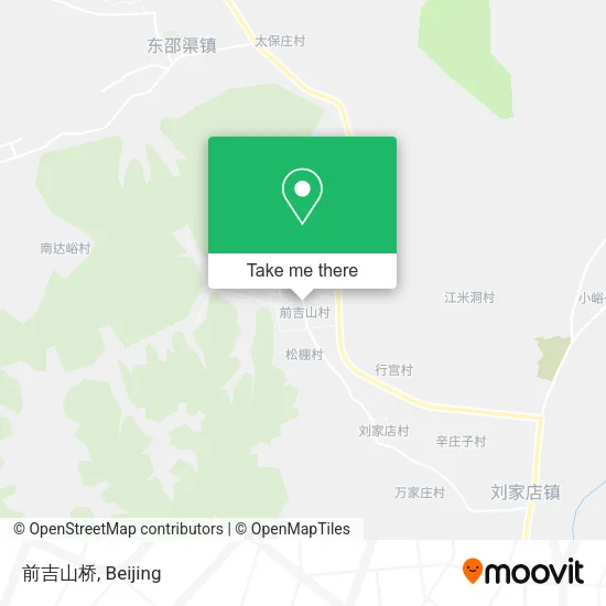 前吉山桥 map