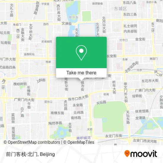 前门客栈-北门 map