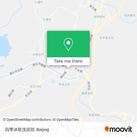 四季沐歌洗浴部 map