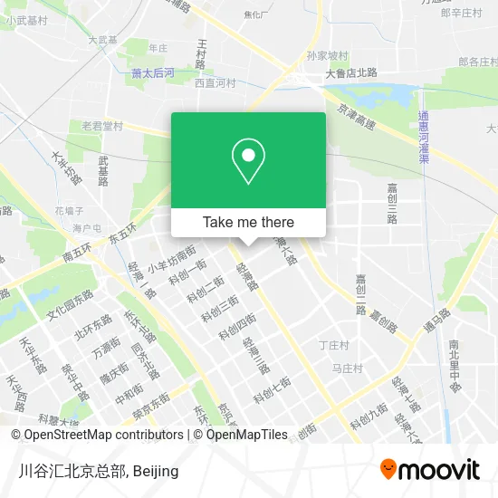 川谷汇北京总部 map